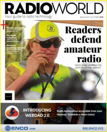 Cover of Radio World April 27 2022 Issue