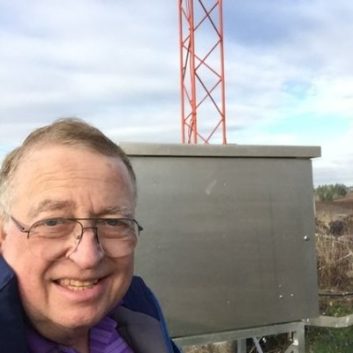 James Boyd at a tower site