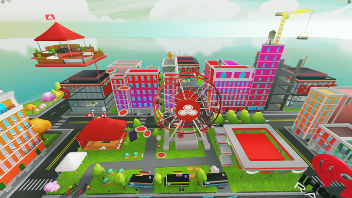 Screen shot of iHeartLand State Farm Neighborhood