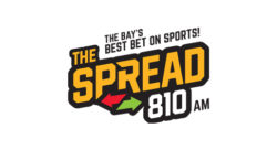 Logo for KGO with the words "The Spread 810" in multiple colors