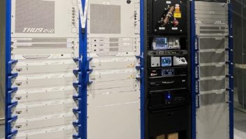 FM and TV transmitters installed at the Rohde & Schwarz Training Center in Columbia, Md.
