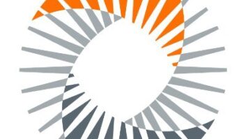 Logo of the Alliance for Automotive Innovation, a stylized circle with rays emanating from it, in grey, black and orange