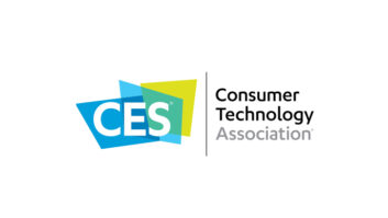 Logo of the Consumer Electronics Show and Consumer Technology Association, featuring the colorful letters CES