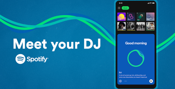 Promotional image for Spotify DJ from the company website.