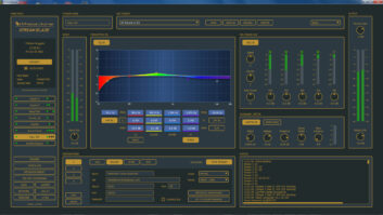 Screen image of Wheatstone Streamblade GUI