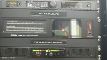 At RTM Kebah in Malaysia, the network is using an Inovonics rebroadcast monitor to retrieve an over-the-air signal on 97.5 FM.
