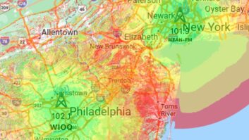 Longley-Rice depicted coverage of 101.9 WFAN(FM) and 102.1 WIOQ(FM). From the RadioLand app.