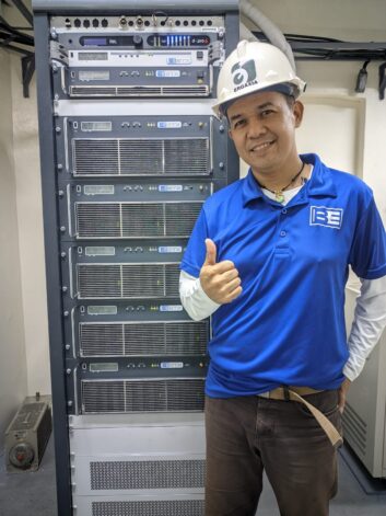 Gerald Cabrillos of Ergaxia-Philippines installed the BE ETX 25000.
