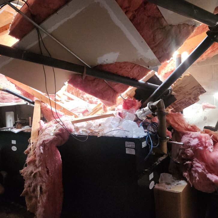 Northern Christian Radio - Transmitter building destroyed