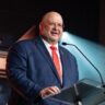 Troy Miller speaking at the 2025 NRB International Christian Media Convention.