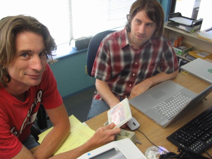 Common Frequency CEO Todd Urick, right, is shown with CFO Darrick Servis.