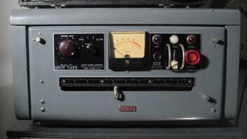 The Gates ST-101 Spot Tape was introduced in 1959; it became obsolete after the introduction of the tape cartridge machine. Credit: Photo by John Schneider