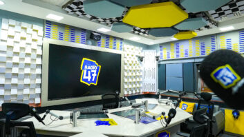 Inside the main Radio 47 Nairobi studio.