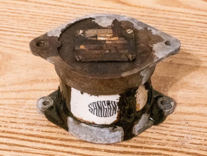 Fig. 2: A failed mica capacitor.