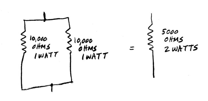 Fig. 5: Resistors in parallel.