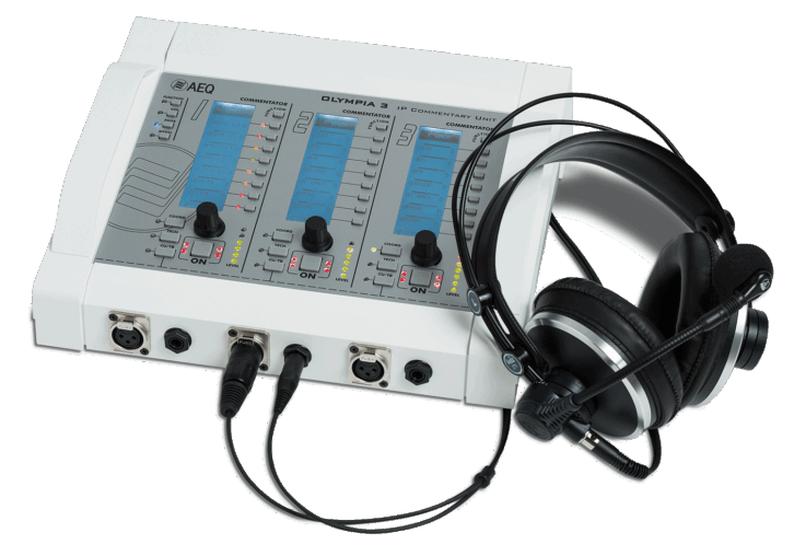 AEQ's Olympia 3 commentary system