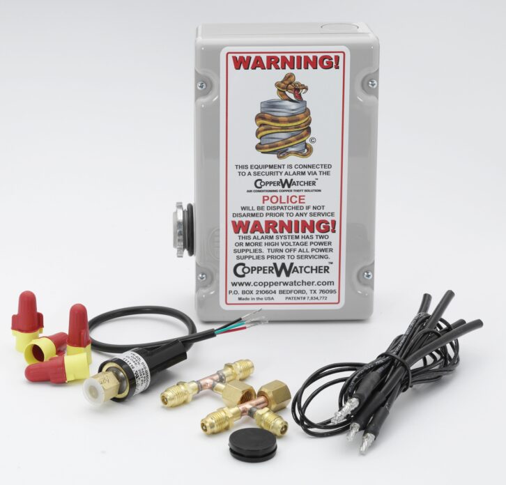 CopperWatcher is intended to persuade a would-be thief to flee as early in the process as possible.