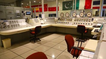 A very visible VOA “left-behind” is the station’s large control room, where programming from the organization’s studios was monitored and routed to an array of shortwave transmitters.