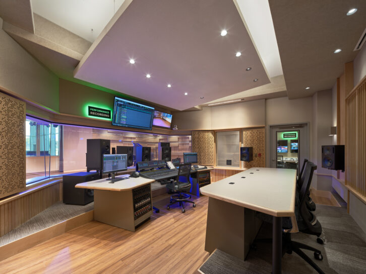 A look at one of the performance studios. Credit: WSDG