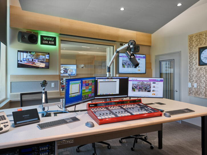 One of the two CPR on-air studios. Credit: WSDG