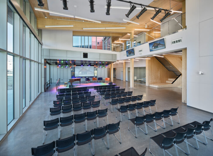 The performance studio. Credit: WSDG