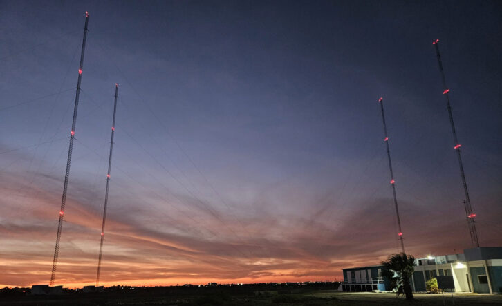 Fig. 7: TWR at sunset by Mart Heij.