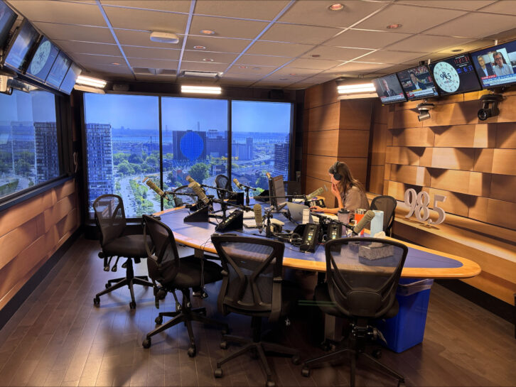 One of the newly outfitted Cogeco studios in Quebec.