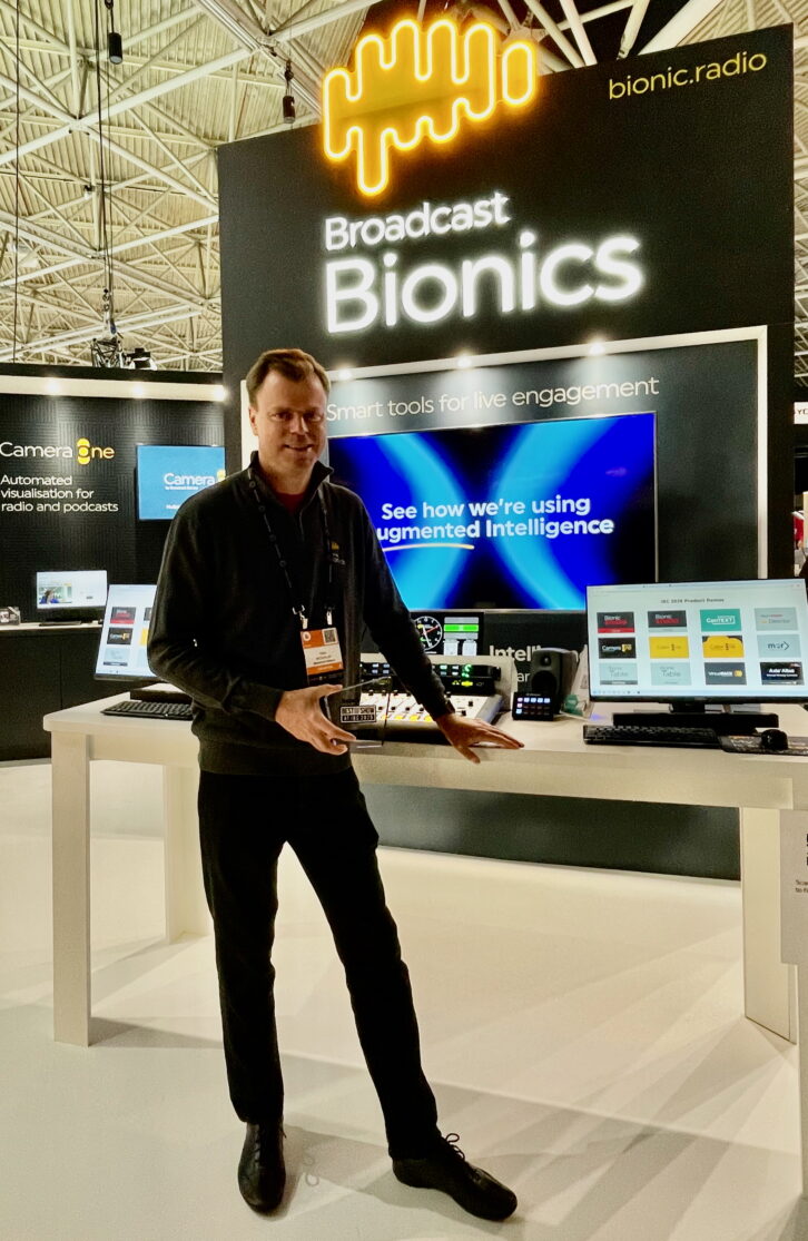 Broadcast Bionics Managing Director Dan McQuillin