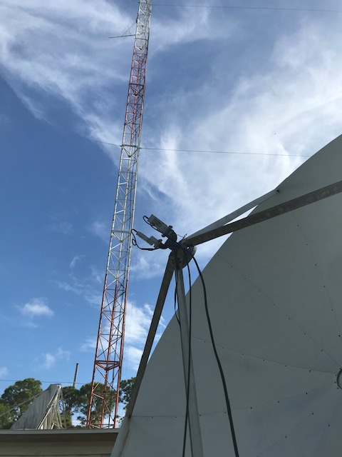 Professional C-band satellite installation