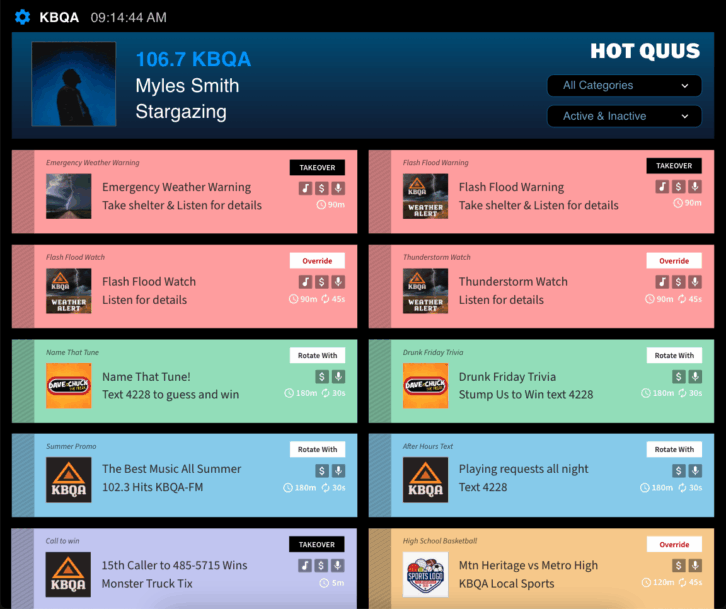 Quu's HotQuus Dabhboard