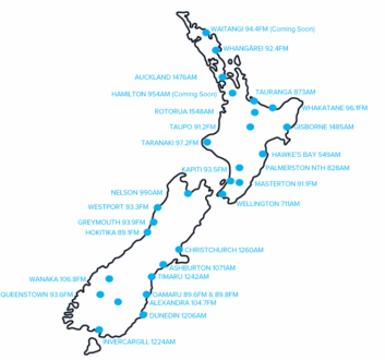 Sport Nation's stations across New Zealand.
