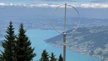 This Wellbrook ALA1530NL Loop, deployed at the Mount Rigi remote DX setup, services a public WebSDR Server for HF band monitoring.