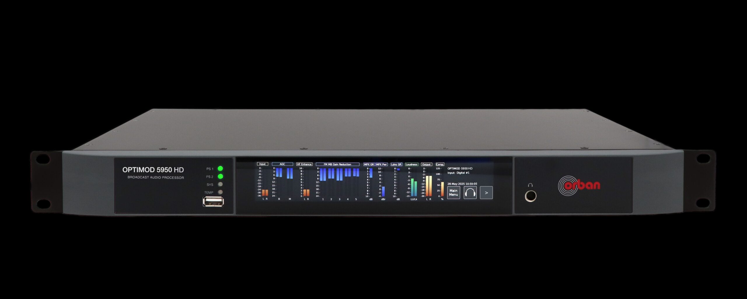 Orban Optimod 5950 HD Front 2025-07-23