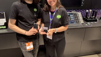 Shure's Jack Drury and Mercedes Frígols