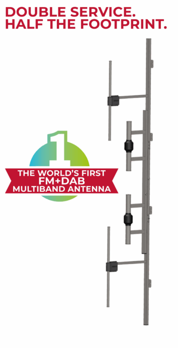 A promotional photo of the antenna from Aldena.