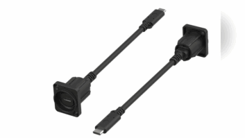 Neutrik's new NAUSBC-5G-FL chassis connectors