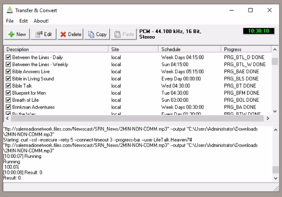 BSI's Transfer & Convert module