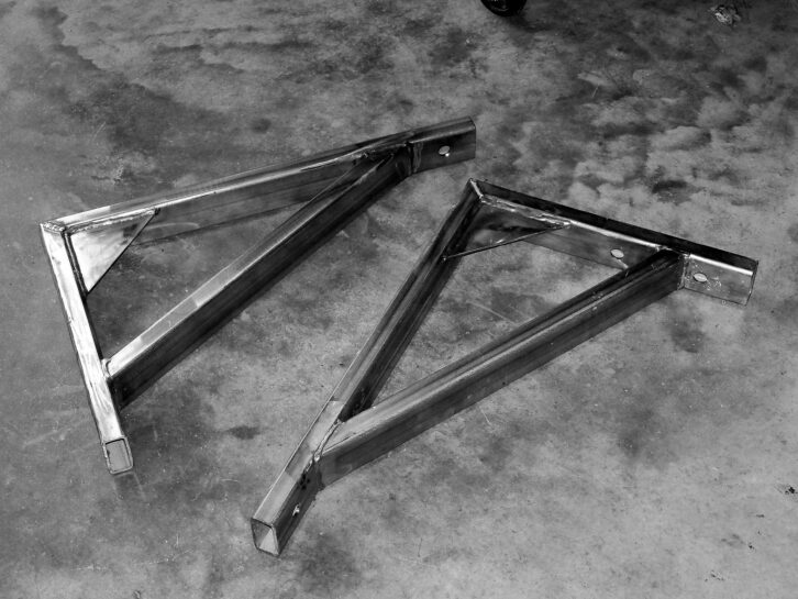 The finished product is ready to support most anything.