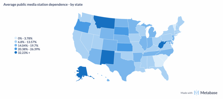 Average public media station dependence - by state, from semipublic.co