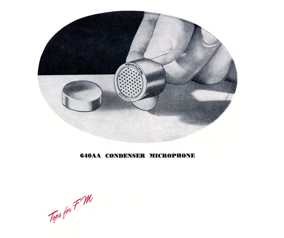 From the instruction manual for the Western Electric 640AA, copyright 1946. Dawson said it was referenced in at least two standard acoustical engineering textbooks from as late as the 1970s.