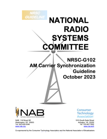 The cover of the NRSC guideline described in the text.