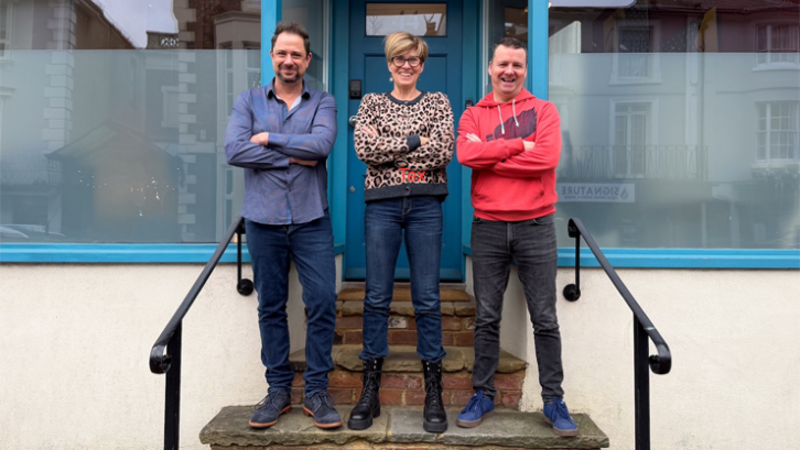 Brian Galante, Kiera Leeming and Roland Hemming of Copper Leaf Media