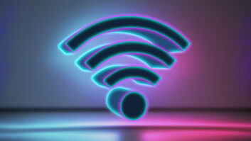 the logo for WiFi in a colorful abstract image