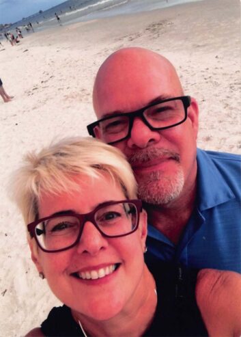 The Detweilers at Clearwater Beach, Fla., in 2020. 