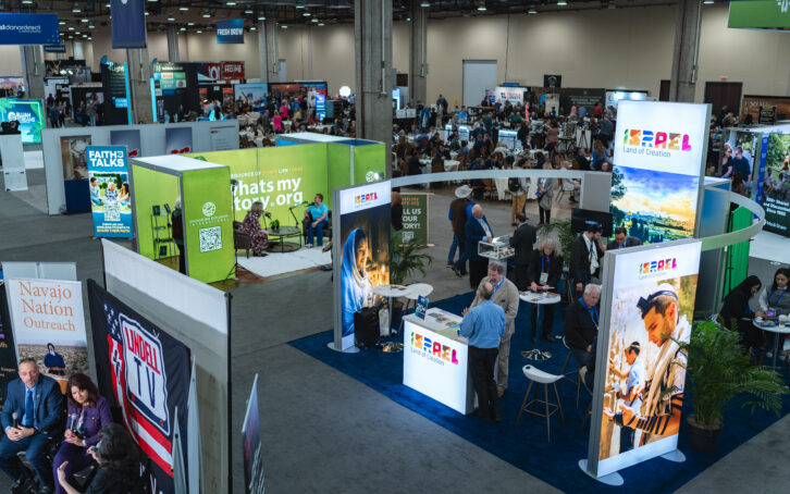 Exhibitors at the 2025 NRB International Media convention.