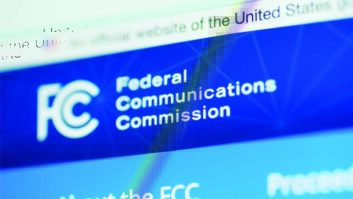 US Federal Communications Commission website detail in a computer screen