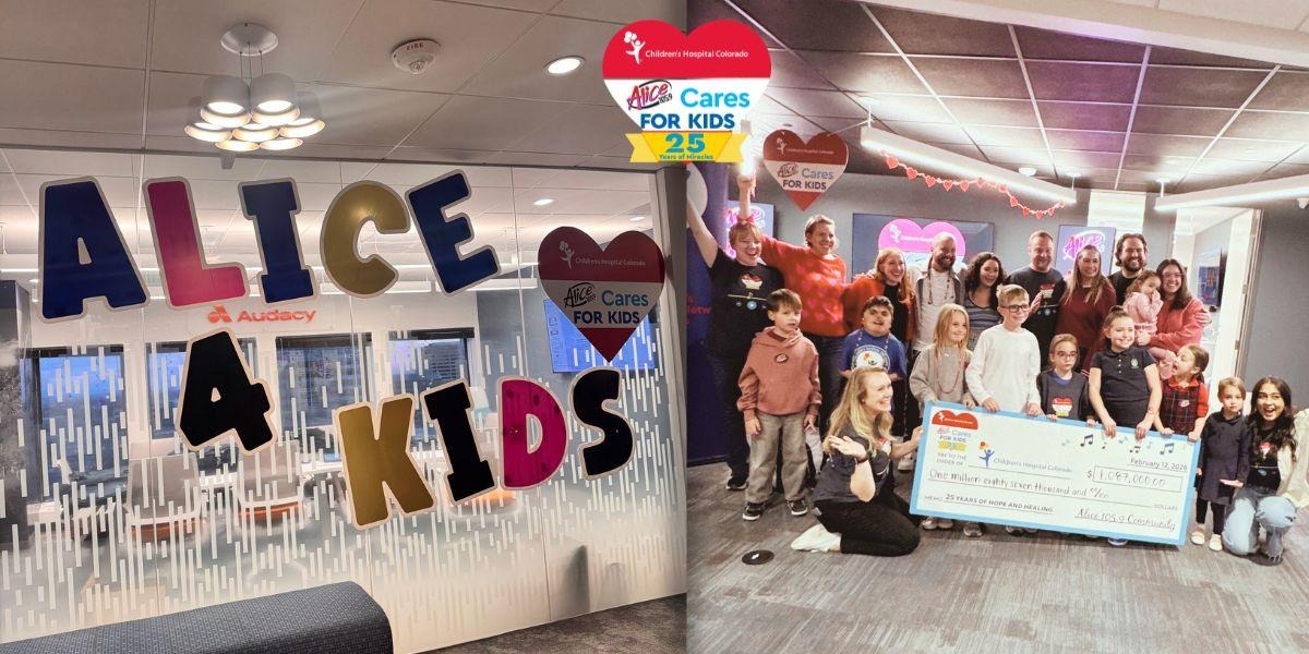 Alice 105.9 Raises $1 Million for Children’s Hospital Colorado