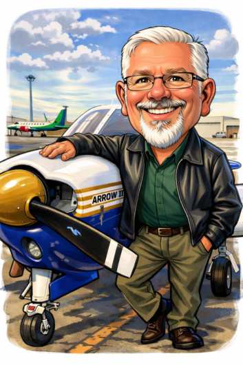 An AI image of the author, created in ChatGPT.