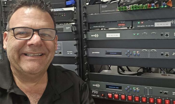 Tony Gervasi in his workshop in Delray Beach, Fla.