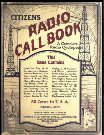 One of the approximately 150 searchable callbooks that is part of the Digital Library of Amateur Radio and Communications.